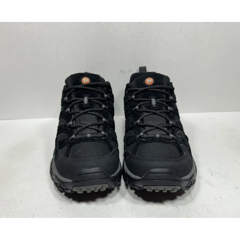 Merrell Moab 2 Vent Hiking Shoes Black Night Low Top Men's Size 10.5 Vibram